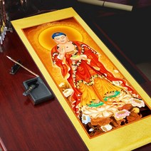 아미타불 그림 불교 족자 관세음 보살 관음 액자 탱화 석가모니 부처님 풍수 인테리어 법당 사찰, 150x70cm, 독립하다., 아미타불 D