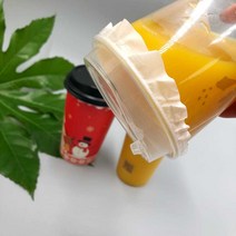 배달용 음료 포장랩 페이퍼 실링 포장 커피 업소용, A-4)11.5cm(500개)70-90구경
