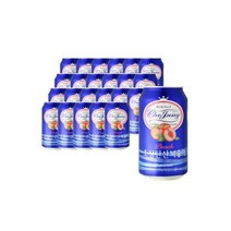 일화 초정탄산 복숭아 350ml 24 캔