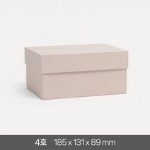 고급 선물 상자 4호 답례품 싸바리 패키지 기프트 포장 무지 국산 케이스, 베이지 1개