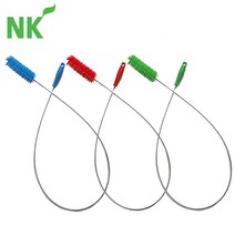 [식공구] 엔케이 관청소솔 (4cm 1.5M로드포함) / 배관 배수구 하수구 파이프 청소 식품공장 HACCP, 1개, 파랑