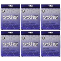 BROTHER INTL. CORP의 6팩 1030 교정 가능한 필름 리본 블랙 (카탈로그 카테고리: 컴퓨터/소모품 및 데이터 저장/리본/타자기)
