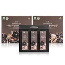 [건강이열리는나무] 유기농 숙성 흑마늘 스틱(10 gX30포 2세트), 2박스, 30포