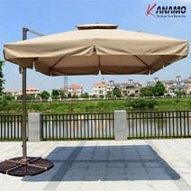 카나모 초대형 회전 사각 파라솔 폴딩 접이식 모기장 차광막 그늘막 테라스 루프탑, F. 파라솔 모기장