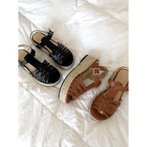 하우스티아브 웨지힐 통굽 샌들 5cm