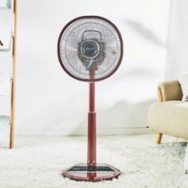 MORITA 모리타 가정용 스탠드형선풍기 인체 감응 원격조종 정시 직류 전기를절약 4206680144, 레드