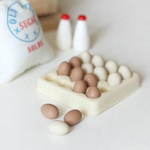돌하우스 주방꾸미기 계란한판 미니어처 까페소품 만들기 장식장 diy 인형의집