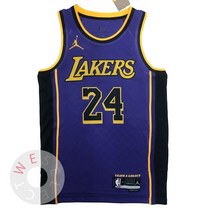 NBA 2022-23 LA 레이커스 #24 코비 브라이언트 스윙맨 져지 유니폼 - 스테이트먼트 에디션