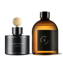 몽때리 차량용 방향제 대용량 리필세트 자동차 디퓨저 120ml+300ml, 1세트, 새콤달콤복숭아