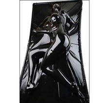 예쁜 수임가구 수입침대 신혼침대 가족침대 공주침대 예쁜침대프레임, 지퍼가 있는 2x1.5m, 검은 색