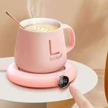 따뜻하게 유지해주는 USB 컵워머 3단 온도조절 텀블러, 상품선택, 화이트