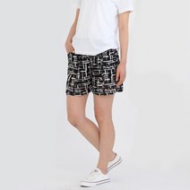 여성용 체크하운 아이스 4부 반바지 3P