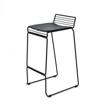볼드체어 볼드 비비드 스툴 벤치 홈카페 바테이블 파티 의자 Apartamento 철 Bold 바닥 Stackable Cadeira, 01 Black
