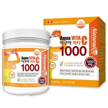 내추럴라이즈 아쿠아 비타C 1000mg 100일분 물에 잘녹는 비타민C 항산화