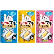 [nanaharu] 이나바 챠오 뿌치(쁘띠) 8g x 5입, 6팩, 가다랑어