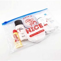 가방속 정리 공책 볼펜 수납 메이크업 다용도 파우치 지퍼 용품케이스 일러스트 여성 소지품 템