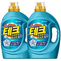 테크 호르몬 특유취제거 액체세제 일반 용기 2.7L 2개, 테크 호르몬 특유취제거 액체세