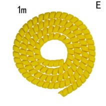 스파이럴덕트 배관 닥트 공구 용품 설비 라인 정리 파이프 보호 유연한 랩 케이블 슬리브 커버 샤오미 M365 보호기 스쿠터 튜브, 스파이럴덕트 Yellow