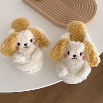 이케아 워너비에스 볼터치 강아지 털실내화 옐로우 230-240mm 융기모 PVC