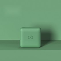 샤오미 배터리 탑재 대용량 초소형 초경량 고속 무선 충전 보조배터리 30000mAh, 무선충전그린 18W 플래그쉽형 30000mah