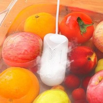 과일세척기 야채세척기 를위한 휴대용 식품 정수기 잔류 물 제거 세탁기 식품 살균기 가정용, 없음