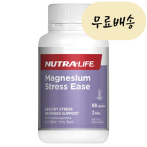 Nutra-Life 뉴트라라이프 스트레스 이지 마그네슘 60캡슐 Nutra Life Magnesium Stress Ease, 1개, 60정