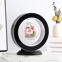 공중부양화분 아트스톤 슬릿자기 부상 LED 램프 인공 화분 꽃 서스펜션 플로팅 램프 공기 분재 장식 로맨, 02 B_01 JP Plug