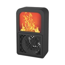 전기히터 전기난로 욕실 새로운 220V 400W 전기 히터 절전 미니 가정용 따뜻한 공기 타격, 01 Black