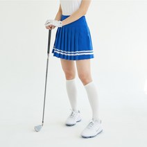 라운드에스 여성골프치마 테잎 주름 스커트 빅사이즈 골프웨어 플리츠 골프복