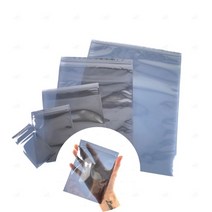 정전기 방지 지퍼백 11x15cm 1P 전자부품 pc보드 회로 드라이브 그래픽카드 포장 소분 컴퓨터 삼방 제전봉투 양면코팅