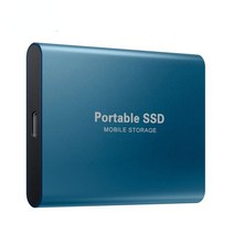 SSD 외장하드 휴대용 SSD 타입 C USB 3.1 60TB 8TB 하드 드라이브 4TB 외장 M.2 노트북 데스크탑 플래시 메, 03 파란, 03 4TB