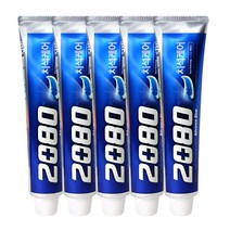 [ 애경 ] 2080 어드밴스블루 160g / 치약, 5개