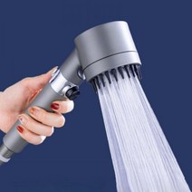 다팔몰 샤워기헤드 3단조절 수압상승 마사지 두피각질 필터 샤워헤드, 3단 조절 샤워헤드
