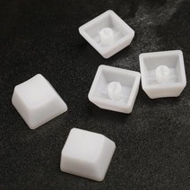 분필키캡 PBT 염료승화 키캡 세라믹 도자기 콕스키캡 건담 마리오 롤 커스텀키캡 기계식 키보드 용 도매 abs 반투명 클리어 블랙 레드 블루 키 캡, 우유, 50개 r2