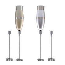 휘핑크림거품기 카페라떼만들기 휘핑기 전동거품기 실버 + 거치대, 본상품선택