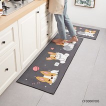 북유럽 고급 부엌 방수 발판 침실 미끄럼 방지 발매트 카페트