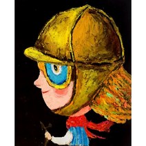 HANDONG 인물 유화 DIY 명화 반고흐 손으로 그리기 예술품 인테리어 예수 천사, PO191