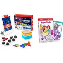 Osmo - Genius Starter Kit Super Studio Princess Ages 5-11 Bundle iPad Base Included, iPad 태블릿 번들