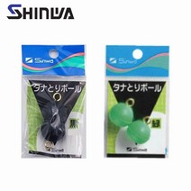 신와 타나토리 볼 2개입 낚시현장 수심 측정용 소품 바다민물겸용, 블랙-288852