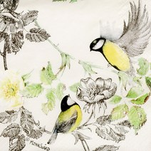 파스텔크래프트 HOME FASHION 냅킨아트 211200 Dog Rose 냅킨20매 33x33cm 0423, 20매입, 혼합색상