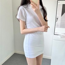 바이투엘 뒷리본 여리 pk 카라원피스