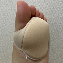 발가락 구두 앞꿈치 쿠션패드 지간신경종 깔창 반양말 살색, 살색2P