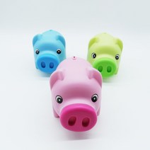 돼지저금통 핑크 팬시돼지저금통