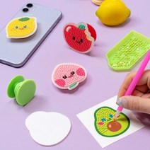 ms 민화샵 보석십자수 과일 보석톡만들기 비즈공예, 레몬