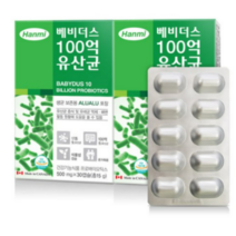 한미약품 베비더스 100억 유산균, 30정, 6개
