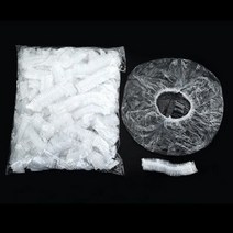 일회용 비닐 큰헤어캡 샤워캡 위생모자 100p 미용실 업소용