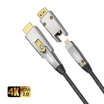 고속 광섬유 HDMI 호환 케이블 2.0 광 18Gbps 4K 60Hz 444 HDR10 HDCP2.2 Apple-TV Ps4 Xbox one용, [01] 4K 2.0, [10] 50m
