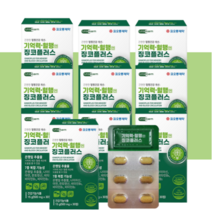 워라벨바이 은행잎 추출 프러스 기억력 혈행엔 뇌 두뇌개선 포스파티딜 세린 핼액 건강습관 나이아신 아연 판토텐산 7종복합기능 노인부모님 선물, 300정10박스(10개월분), 10개