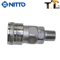 니토 에어카플러(숫나사) SM30(PT3 8인치) 에어호스카플러 에어호스카플링, 1개