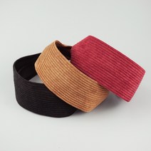 코듀로이 베이직 와이드 헤어밴드 8 color 넓은머리띠